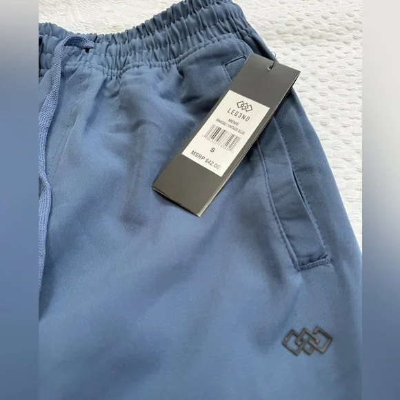 LEG3ND NWT Men's Size Small Blue Outdoor Hiking Joggers Elastic Waist Pants - Picture 4 of 5